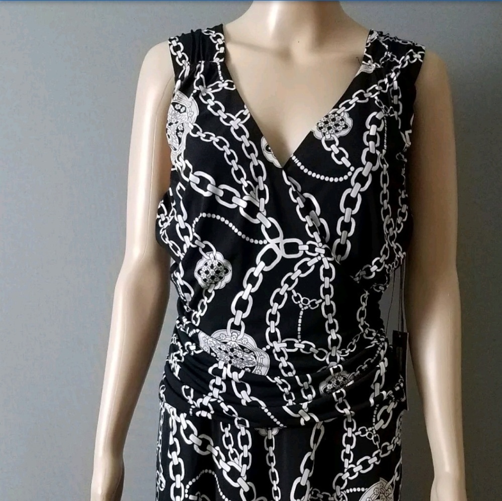 Jennifer Lopez Black And White Dress Brand New